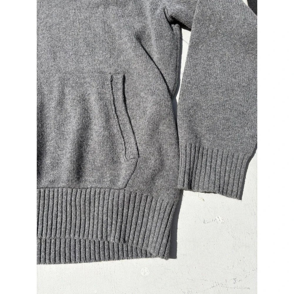 Men's Banana Republic Sweater Gray Solid 2XL Toggle Professor Fisherman Cardigan